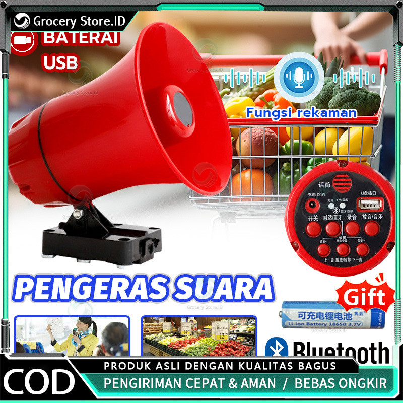 Toa Megaphone Pengeras Suara Speaker toa mini Bluetooth Megaphone Amplifier Berkualitas Megaphone Sp