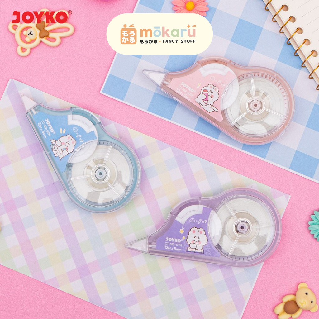 

Joyko Correction Tape CT-522-GTM / Tipe X Pita Kertas / Pita Koreksi