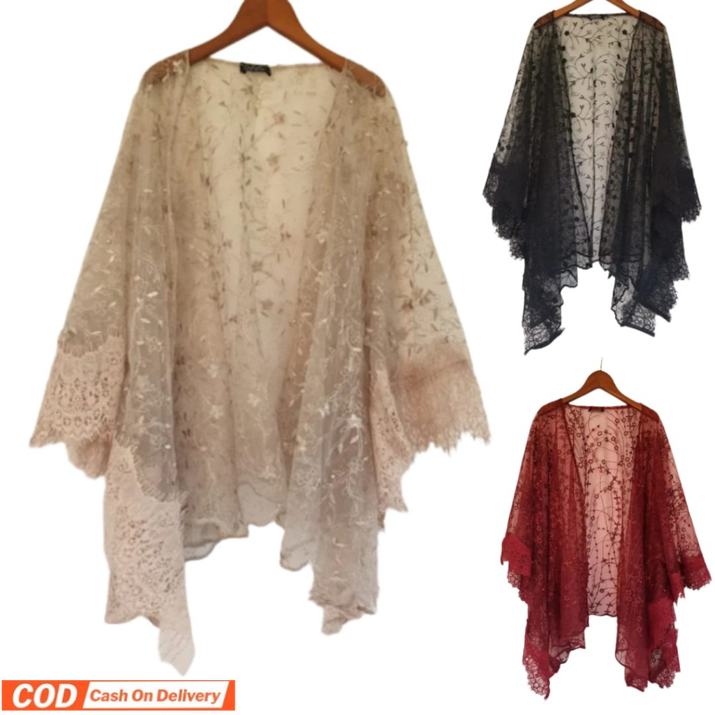 CARDIGAN  BROKAT OUTER KEBAYA BROKAT