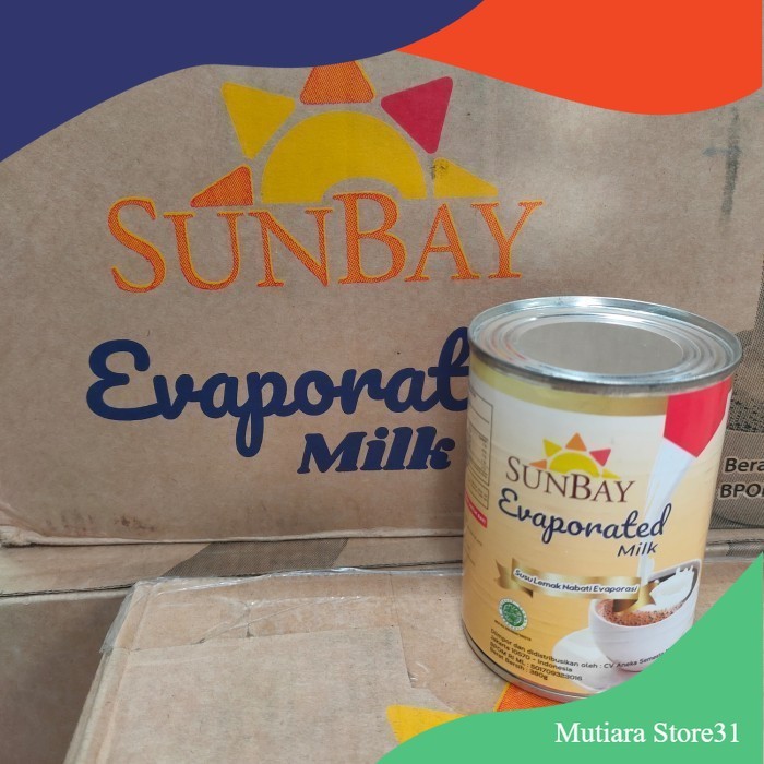 

susu evaporasi sunbay 380gr