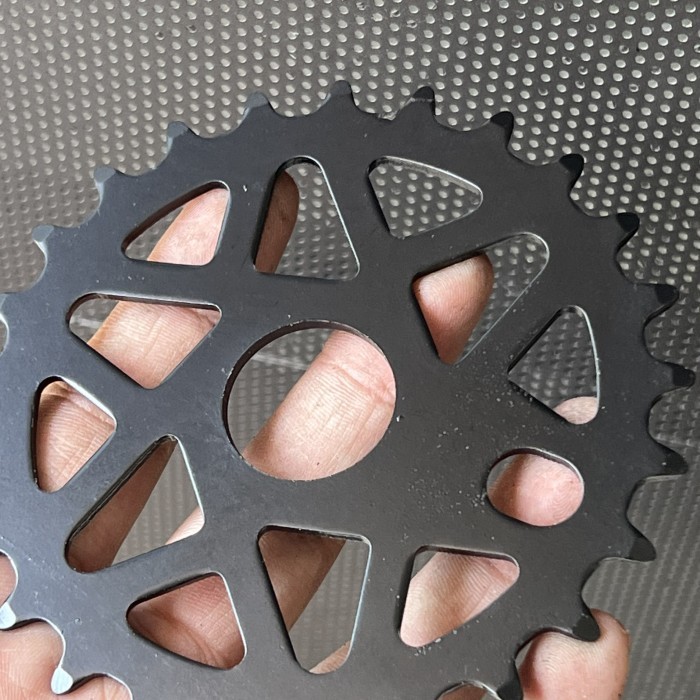 CRANK DEPAN BMX 25T ORIGINAL BESI STEEL KUAT COG FRONT CRANK