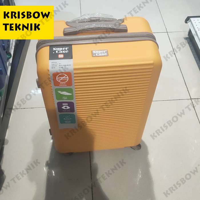 Luggo Passport Koper Rein 24 Inch - Merah