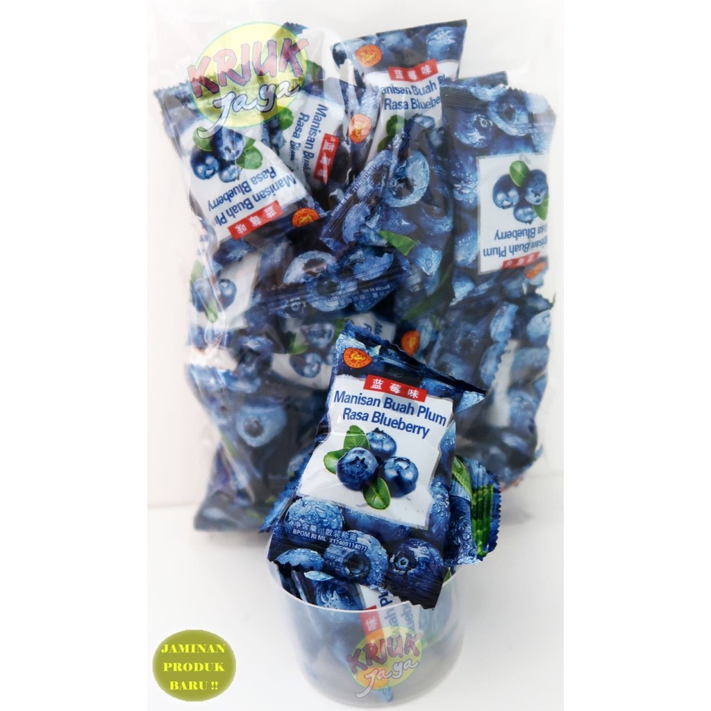 

Manisan Buah Plum Basah Rasa Blueberry Packing Spesial