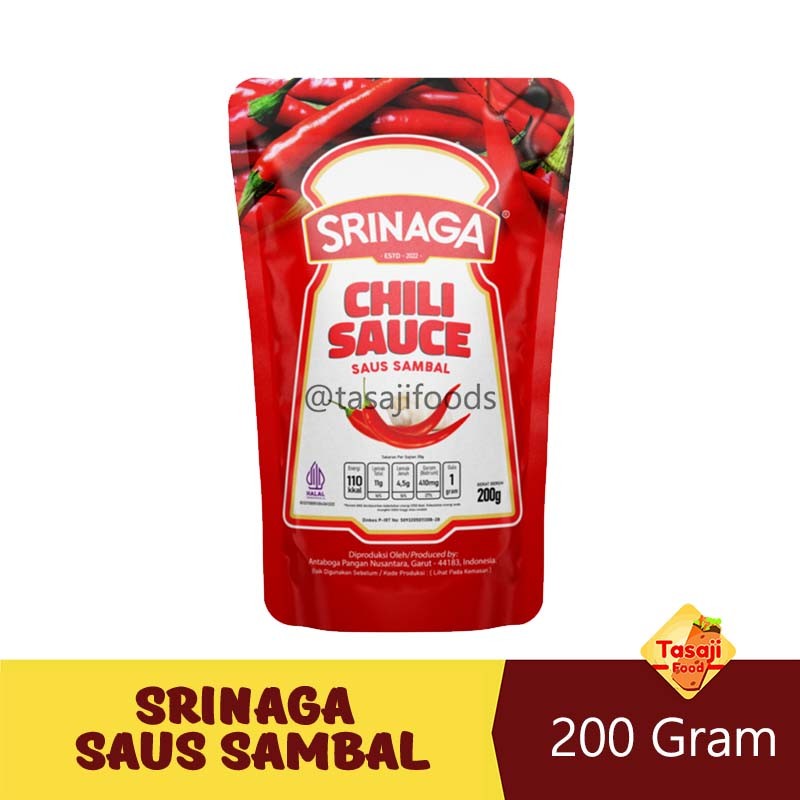 

Srinaga Chili Sauce 200 Gram Saus Sambel
