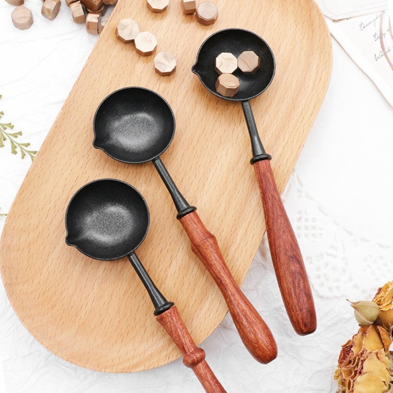 

Lacquer Seal Non Stick Spoon Sealing Wax Spoon Stamp Seal Heating Lacquer Wax Tool