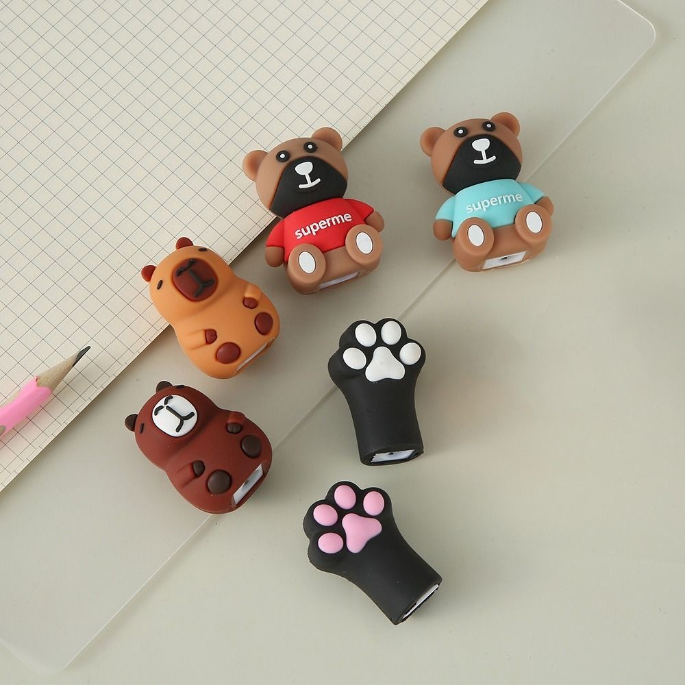 

Creative Capybara 3d Cartoon Shape Pencil Sharpener Cute Penknife Kid Plastic Desktop Trinkets School Stationery Gift