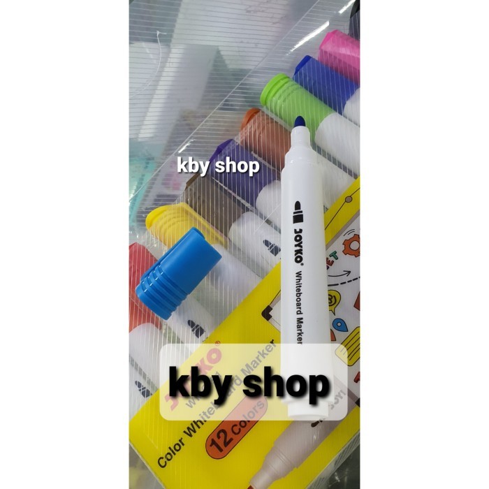 

jt Spidol Whiteboard / Marker Jumbo 12 Warna Anak Paud papan tulis