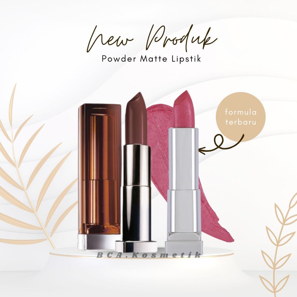 Lipstik Matte Maybelline Revlon Batang - Lipstik Maybelline Matte Tahan Lama / Lipstick Lipstik