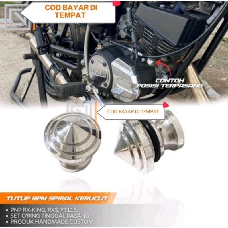 MN10L Monel tutup lubang kabel rpm monel tutup rpm RX king RX s RX k