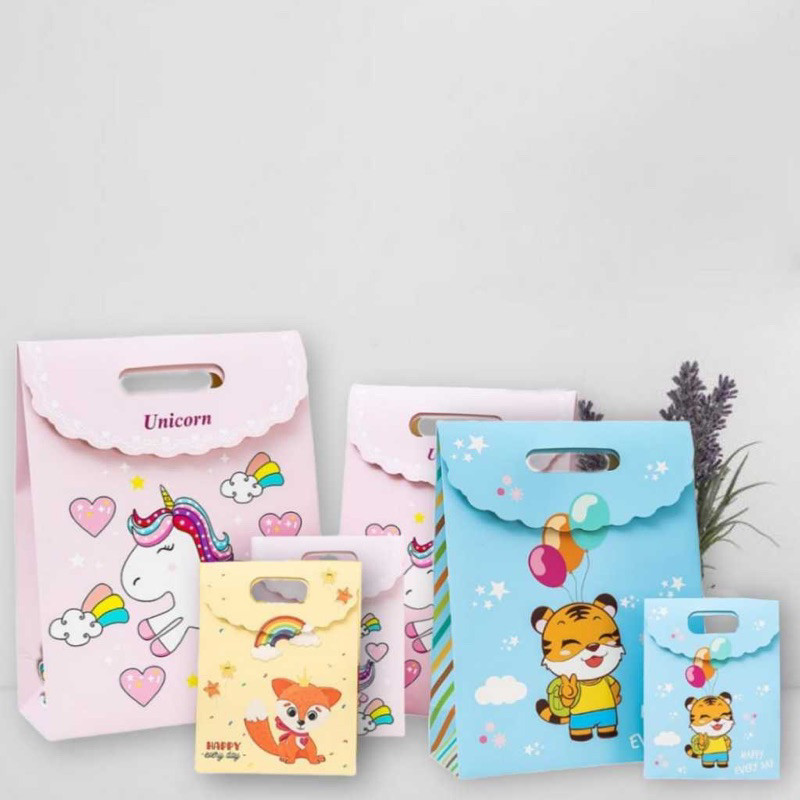 

(TOS) Goodie Bag Karakter Animal 31 x 24cm / Tas Ulang Tahun Lucu / Tas Bingkisan Ulang Tahun / Paper Bag Bingkisan / Goodie Bag Lucu