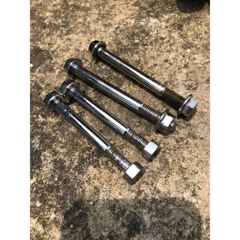 BAUT PANGKON MESIN DUDUKAN MESIN MEGAPRO GL FULL CHROME