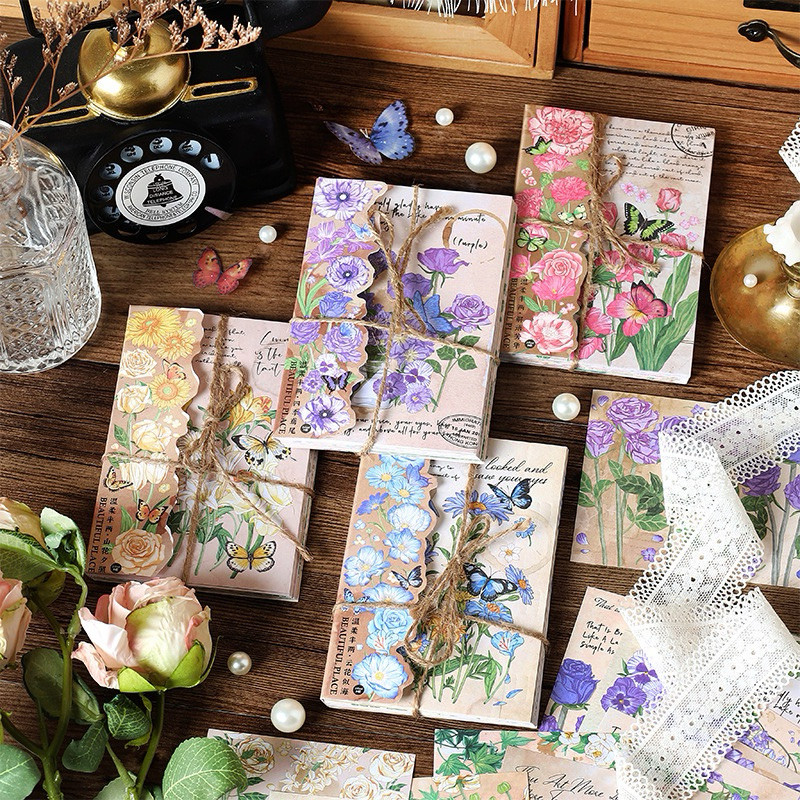 

Journamm.id Infeel.me Paket Bahan Dua Setengah Seri Tender Kolase Dasar Buku Pegangan Bunga Cat Air Segar