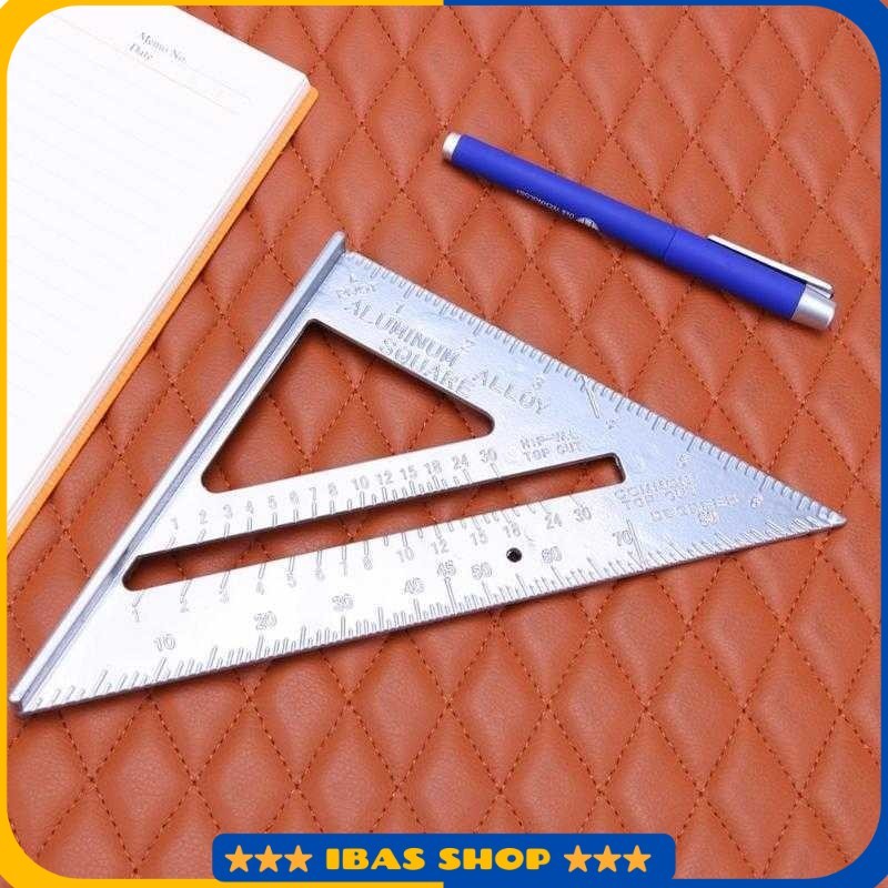

Taffware Penggaris Siku Mistar Triangle Ruler Aluminium Alloy - VK18