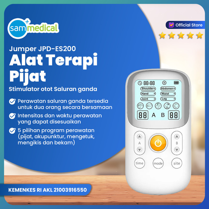 Jumper Tens Theraphy JDP ES200 / Alat Terapi Pijat Elektrik / Alat Pijat Terapi Listrik Tens