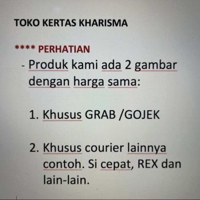 

best -HVS Putih A4 75g, Copy Paper KHUSUS GRAB / GOJEK