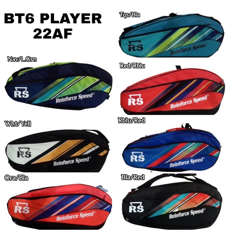 Tas Badminton RS BT6 Player 22 AF Ransel Jinjing Original