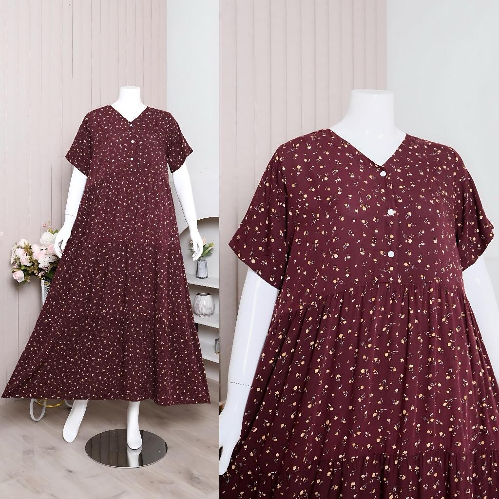 BUTSANA.ID  | Daster Raline Dress Premium BUTSANA.ID  | Baju Tidur Wanita Remaja Bumil Busui Terbaru