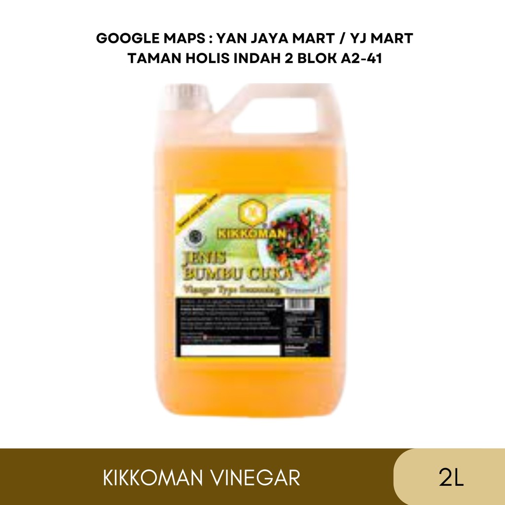 

Kikkoman Vinegar Type Seasoning /Saus Bumbu Rasa Cuka / Cuka Jepang / Sushi / Halal / 2 Liter