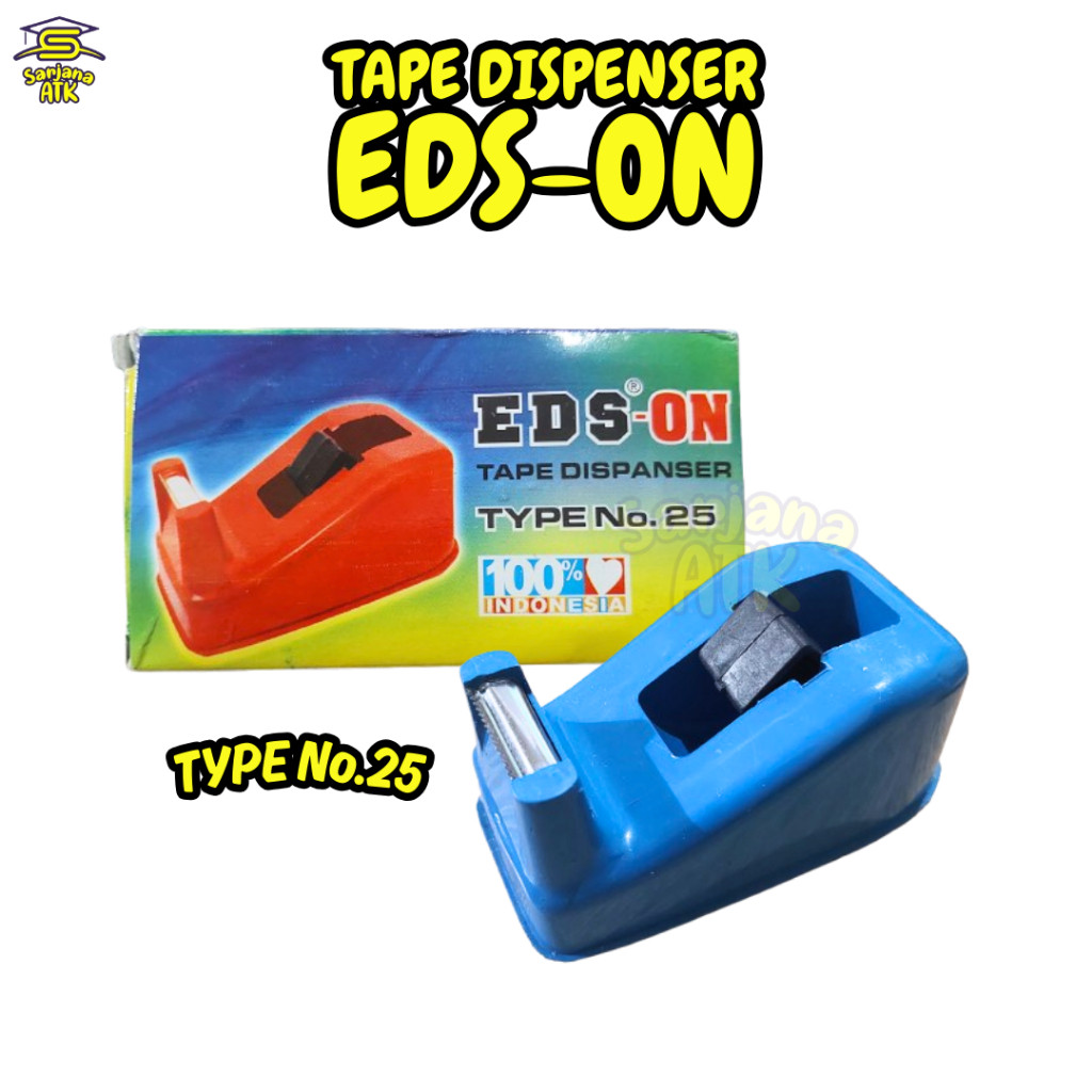 

Tape Dispenser / Tape Cutter Kecil / Tempat Isolasi Kecil EDS-ON TYPE NO.25