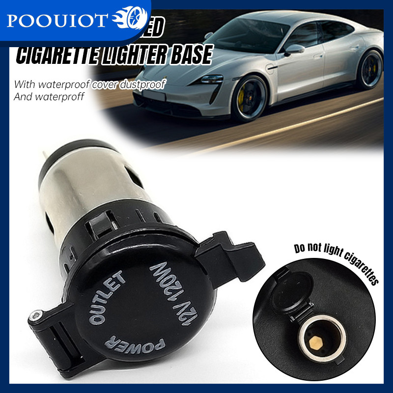 POOU IOT Mobil Universal 12V Soket Pemantik Pengisi Daya Pemantik Rokok Mobil Set Stopkontak / Peman