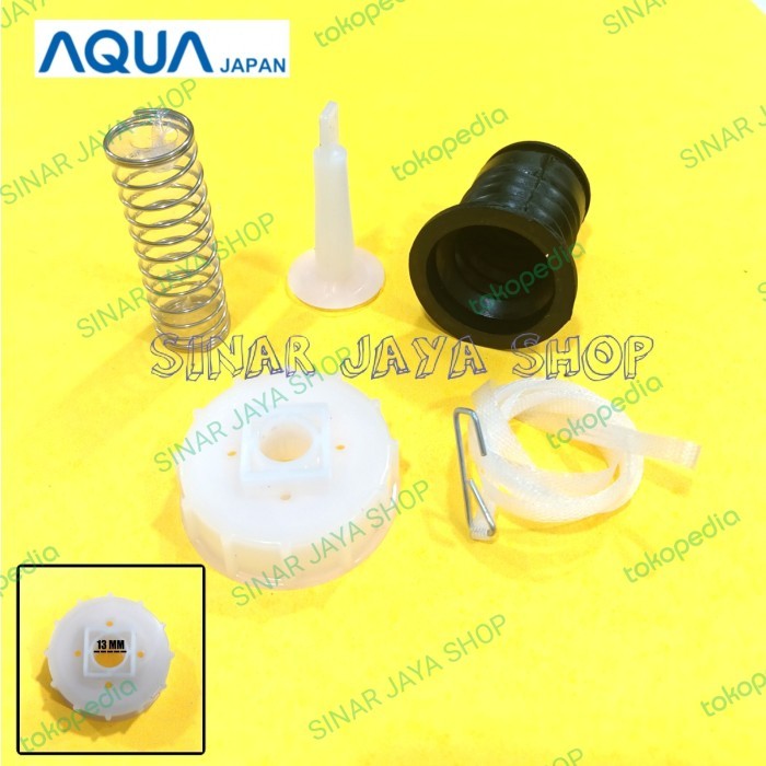 Karet Seal + Tutup Pembuangan Mesin Cuci Aqua 2 Tabung 1 set