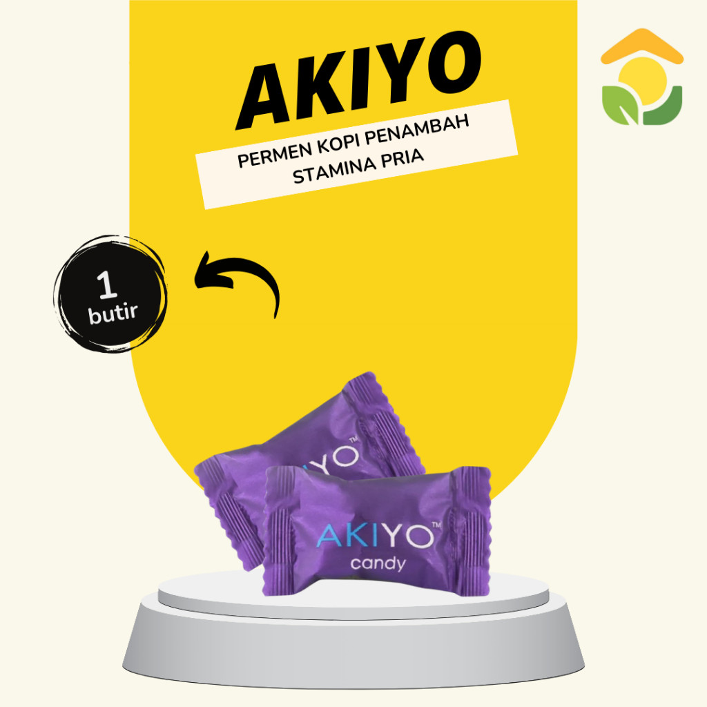 

Permen Kopi AKIYO Candy Asli Original BPOM Ecer 1 Pcs