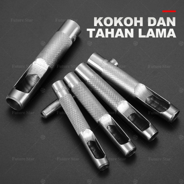

Pelubang Plong Pembolong Sabuk Bulat Gasket Kulit Hollow Punch Leather - 3mm