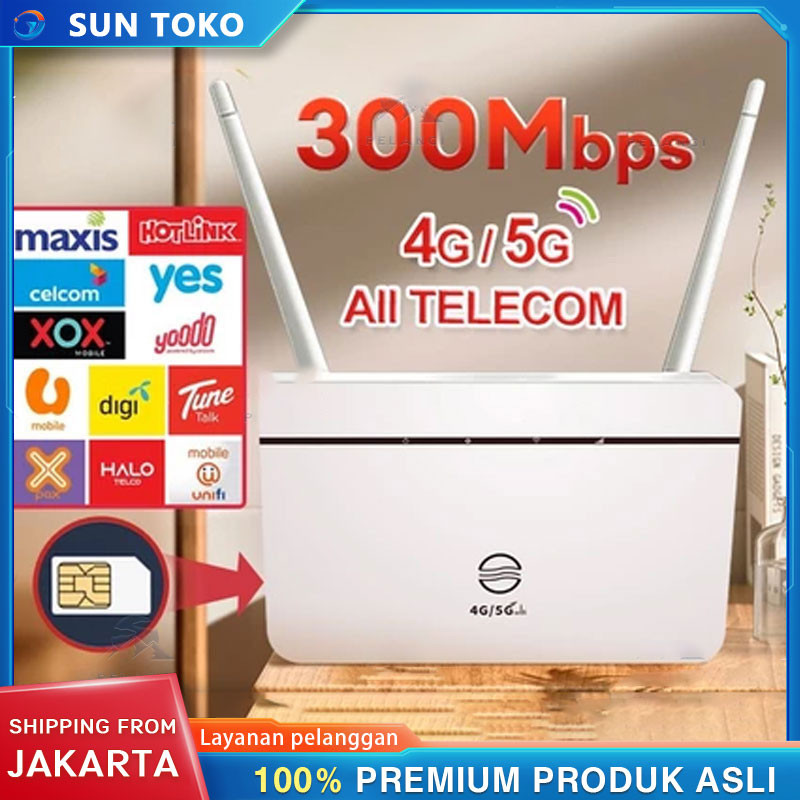 Modem 5G Router wifi Modem Unlimited WiFi SIM Card Router LTE Modem 300mbps Wireless Router WiFi 4G