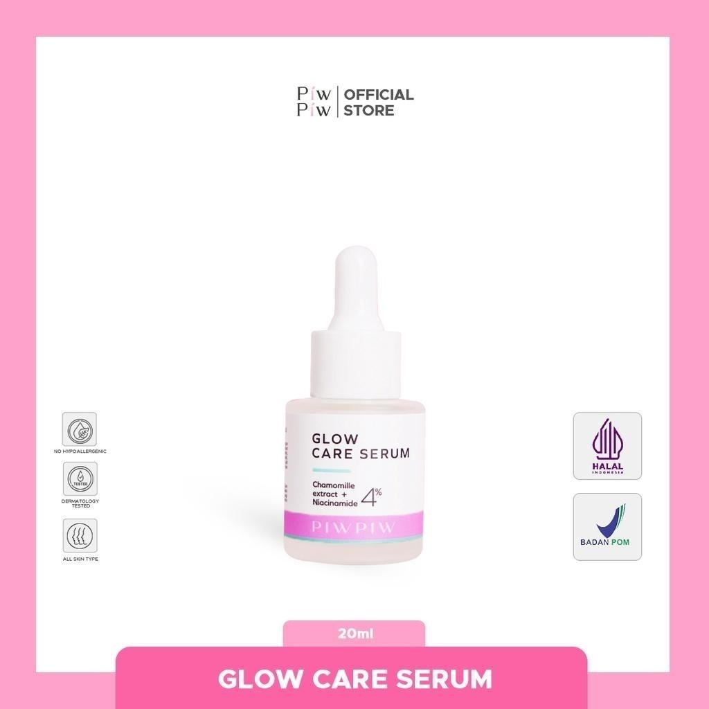 Serum Wajah Pencerah Wajah Piw Piw Glow Care Serum Perawatan Wajah Muka Kecantikan Wanita Perempuan 