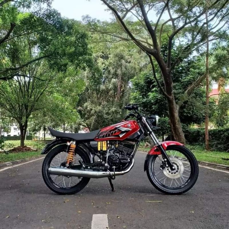 (BAYAR DITEMPAT) striping lis stiker standar ori RX king 2008 merah stiker ori RX king 2008 merah st