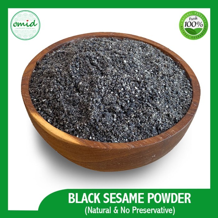 

Black Sesame Powder - Tepung Wijen Hitam - 250 gr - 250gr roasted