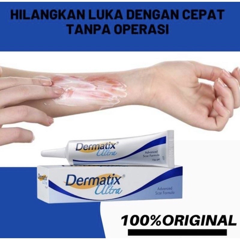 Dermatix Ultra Gel Asli 100% -PROMO -Original 15 gr / Salep Dermatix ultra gel / Salep Penghilang Lu