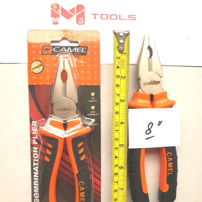 Tang Kombinasi CAMEL 8" - Combination Plier CAMEL 8" - Tang Orange 8"