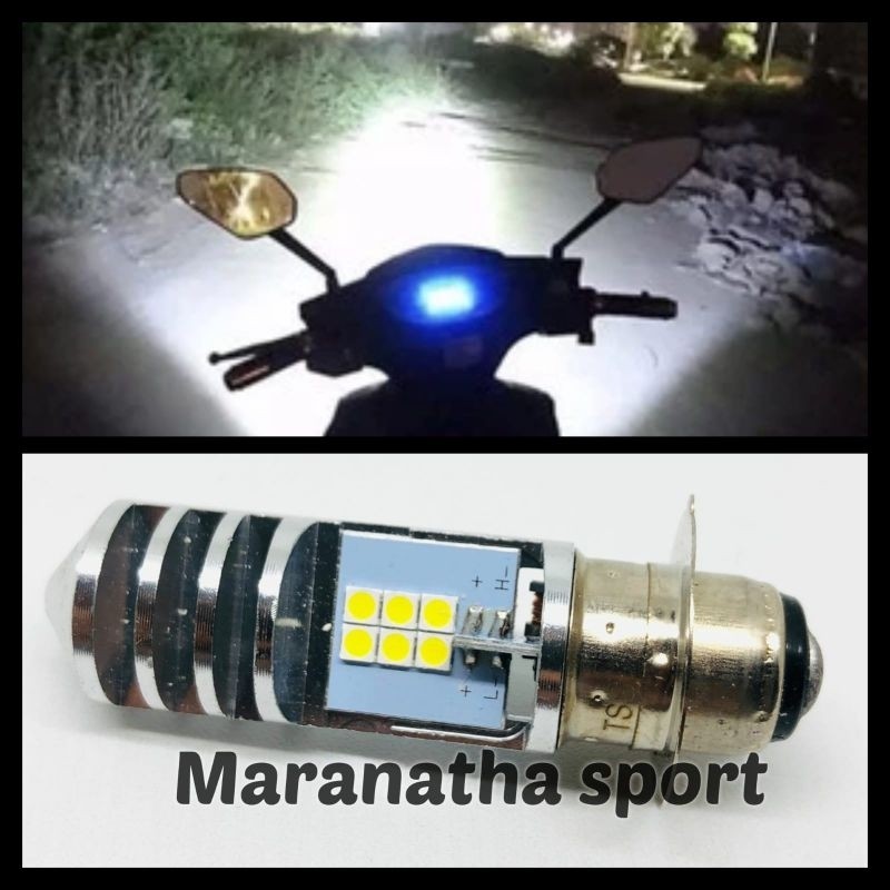Lampu 2 Warna X-TWIN
Motor Depan Motor LED PUTIH Bebek & Matic 2 Sisi 12 Led AC DC H6 12v-80v