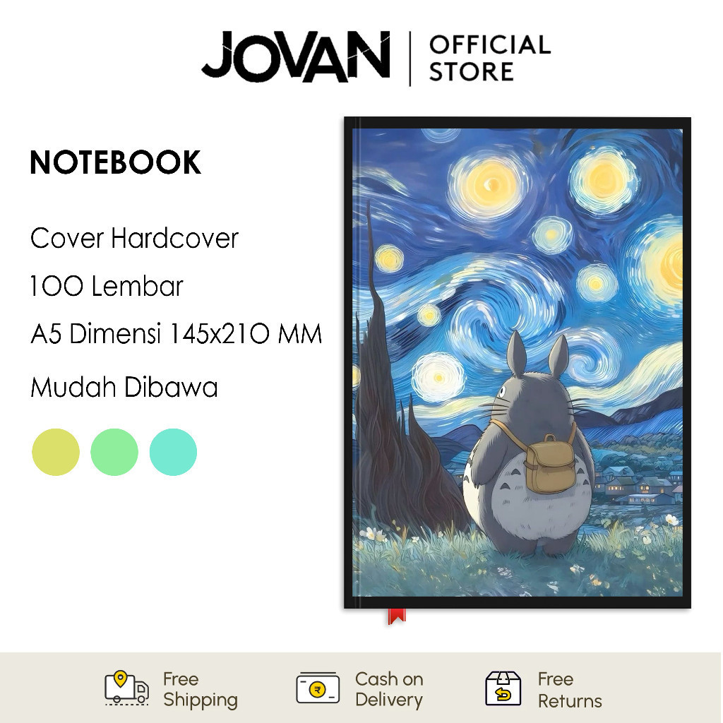 

Notebook Hardcover Custom Totoro Ghibli 9 Buku Tulis Catatan Note Agenda Planner Jurnal Diary Notebook Anime