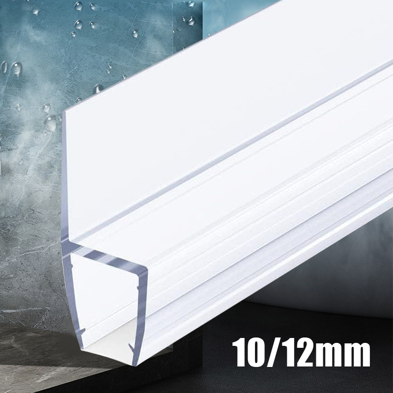 1M Glass Door Window Seal Strip Clip Strip Stopper Penahan Air Celah Pintu Kaca