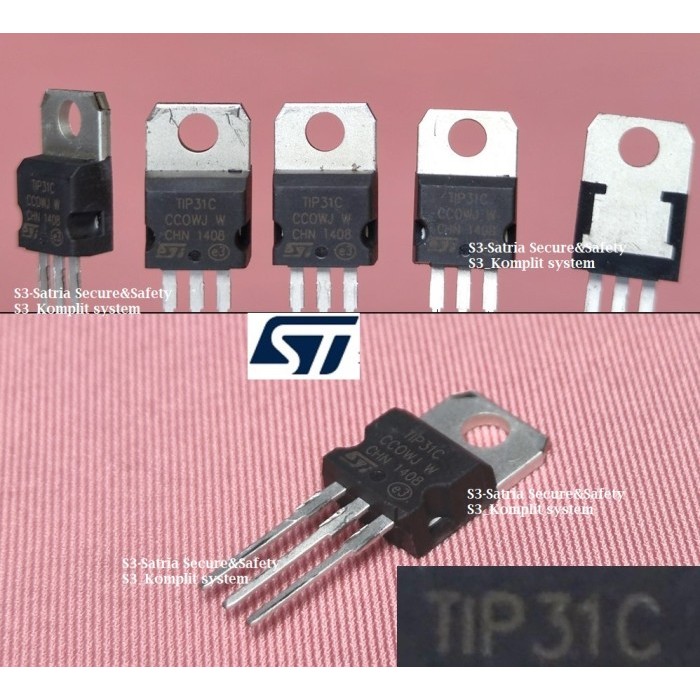 Mosfet TIP31C Transistor TIP31 C IC TIP 31C ST TIP 31 C