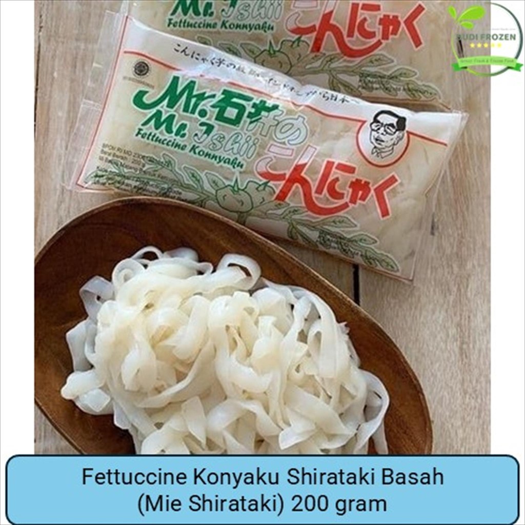 

Fettuccine Konyaku Shirataki Basah 200 gram Sehat cocok untuk diet