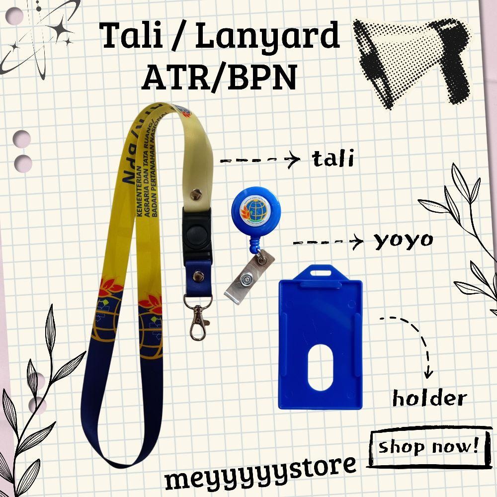 Tali ID CARD ATR/BPN / Lanyard ATR/BPN READY [STOCK MELIMPAH] Termurahhh Harga Grosir