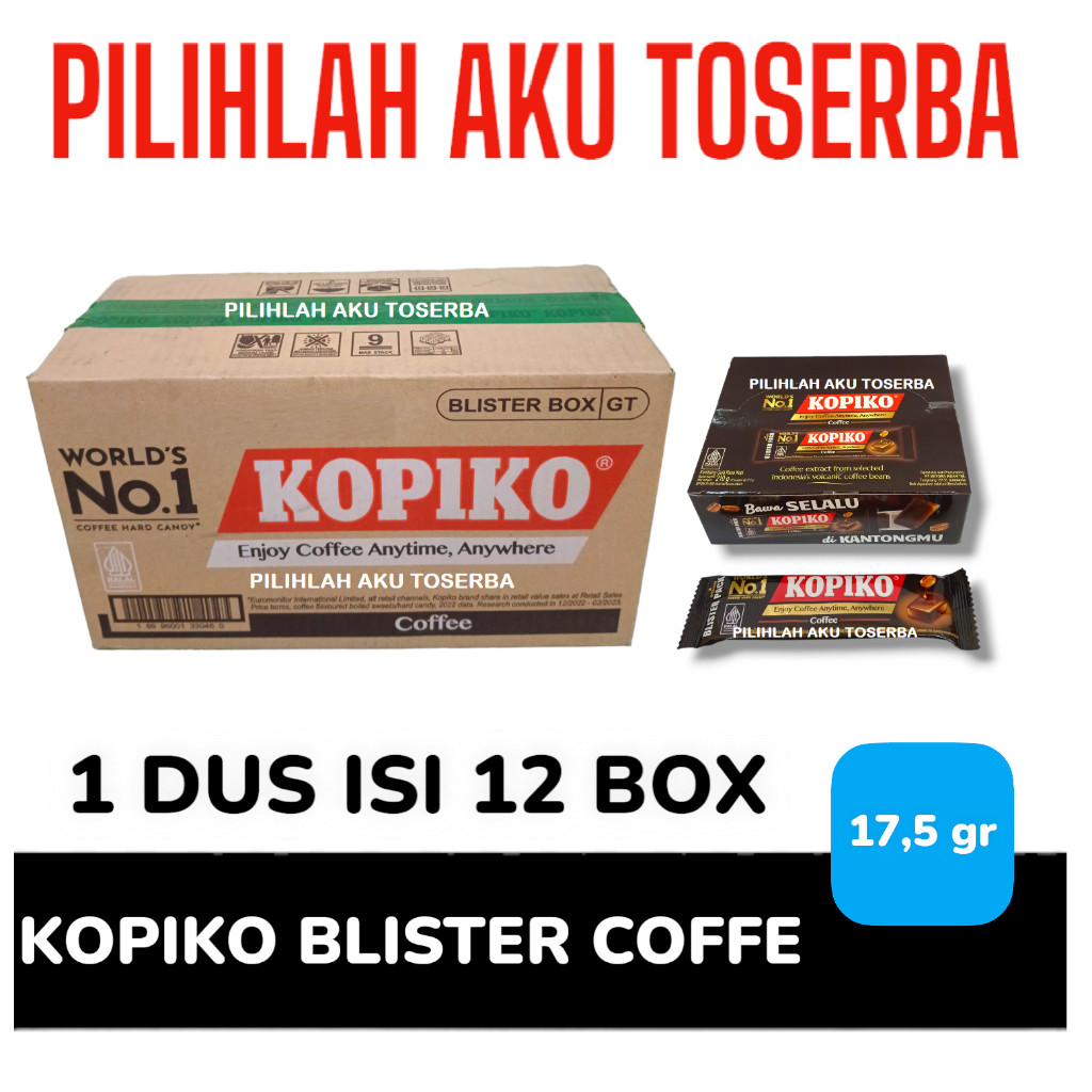 

Permen Kopi KOPIKO COFFEE CANDY BLISTER - ( HARGA 1 DUS )