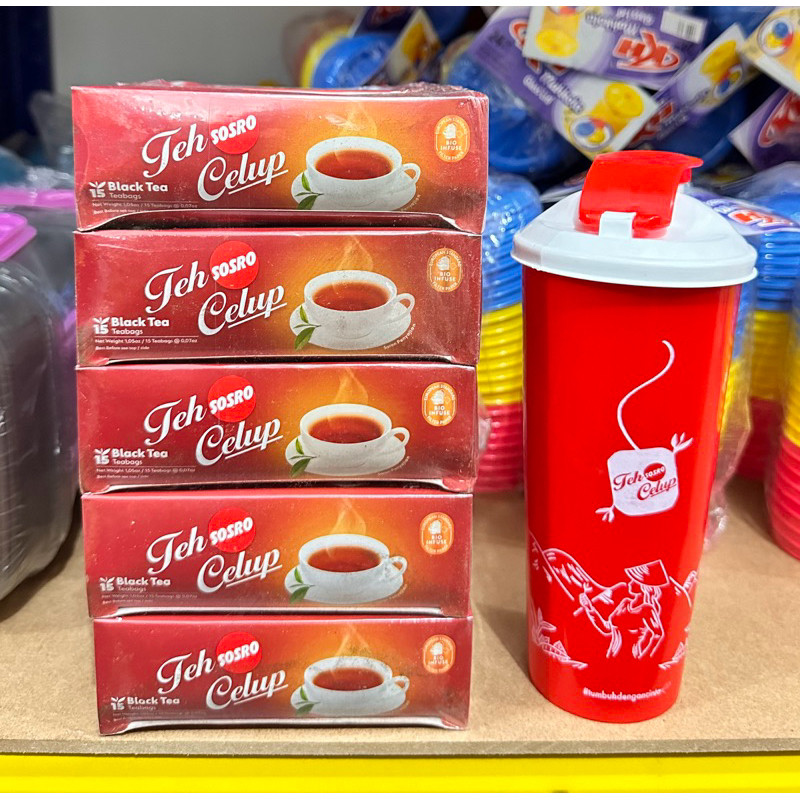 

SAMULSHOP Paket teh celup sosro free tumbler
