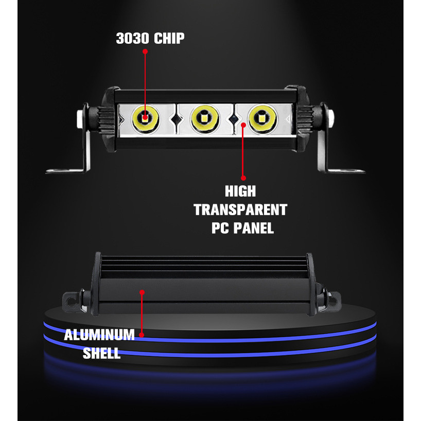 Lyn Lampu Sorot Lampu Langit-Langit Atap Mobil Lampu Led Bar Sepeda Motor Lampu Kerja Lampu Sorot