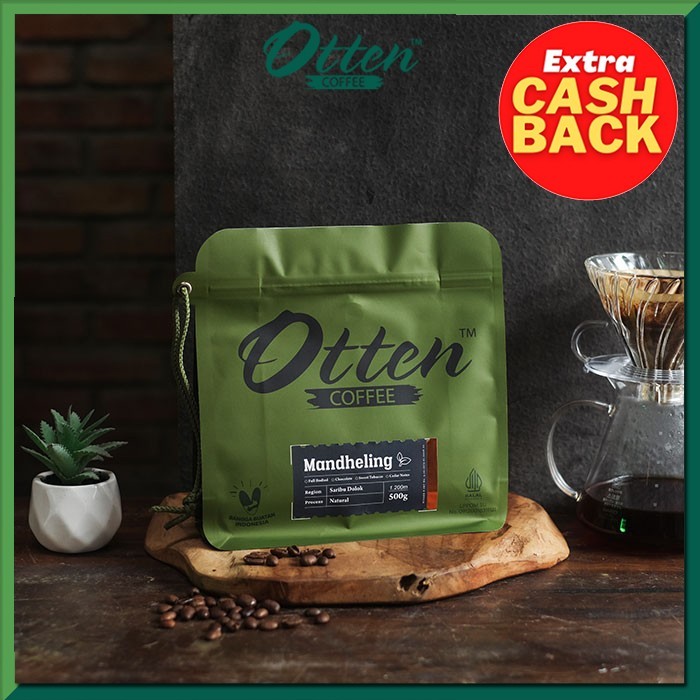 

Kopi Arabica Mandheling Natural Process 500g - Otten Coffee - Medium