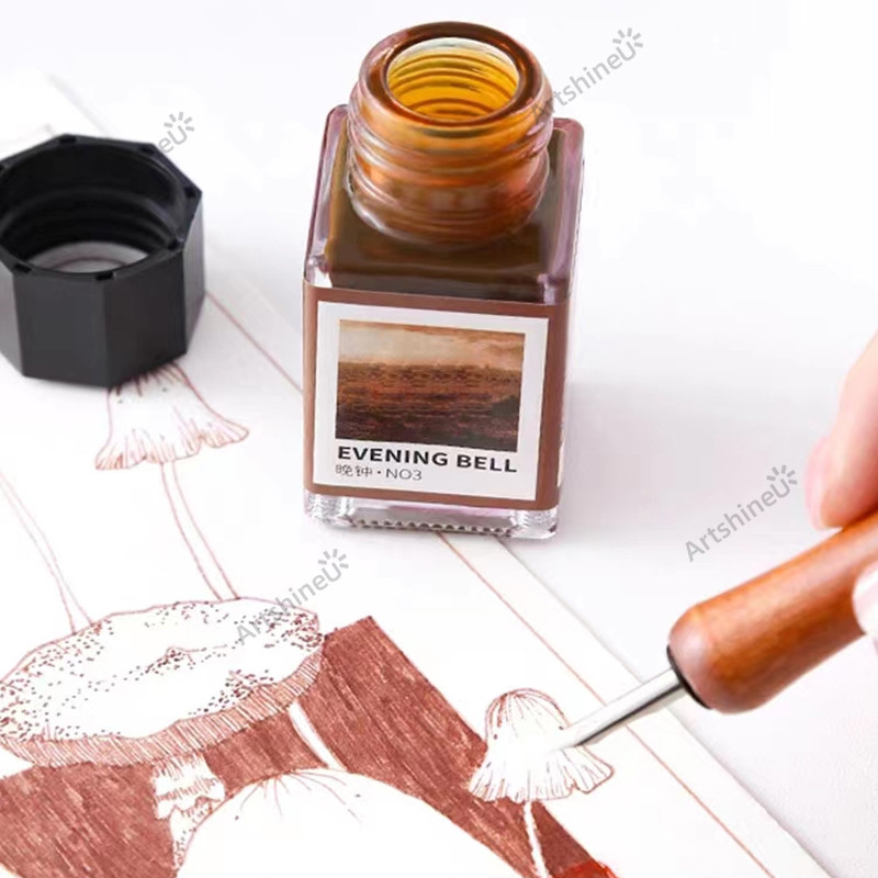

18ML Color Ink Set Fountain Pen Brush Ink Refilling Smooth Liquid For Art Writing Painting Signature Graffiti Gift Office School