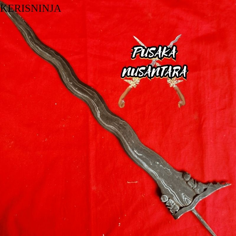 Keris Omyang Jimbe Putut Kembar Pamor Wengkon Luk Sembilan Garap Alusan NJ13