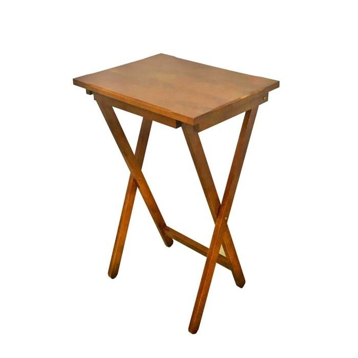 Ready Stok Meja Lipat Folding Table Meja Dispenser Meja Kecil Asli kayu