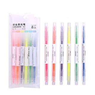 

CAHAYA MANDIRI HIGHLIGHTER STABILO WARNA SET 6PCS 2 SISI 2IN1 STABILO PANJANG WARNA WARNI PENSIL PENA PASTEL MEWARNAI ANAK SEKOLAH ART COLOURING