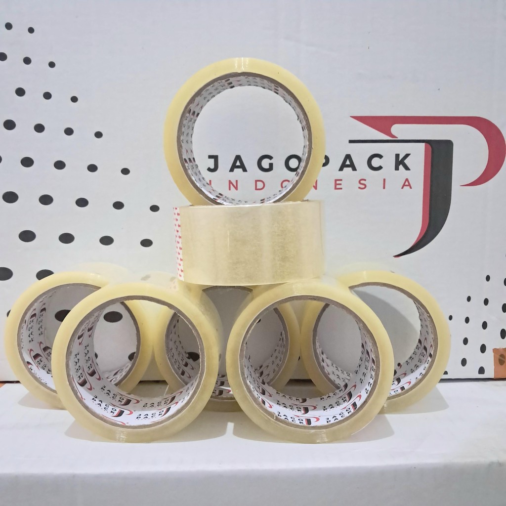 

PROMO HEMAT 7 Pcs Lakban Bening 45 x 90 Yard Jago Pack Indonesia - lakban Packing