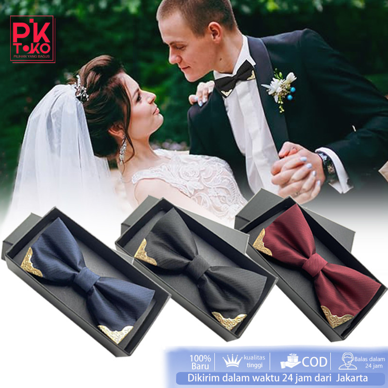 Dasi Kupu Kupu Premium Dewasa Pria Bowtie Dasi Kupi Kupu Pria Kupu Kupu Aneka Warna Kupu-Kupu Dasi
