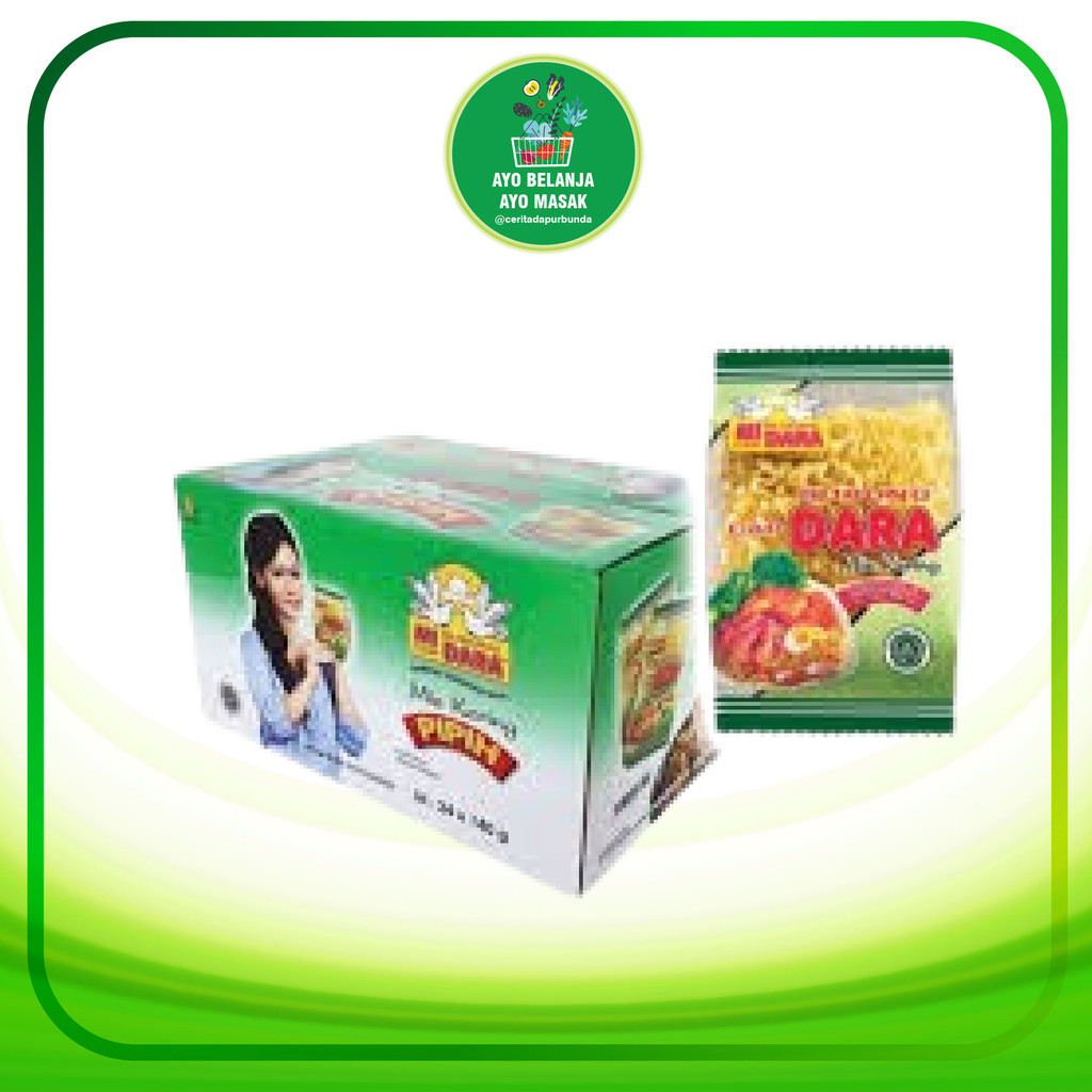 

Mie Burung Dara Pipih per kardus isi 24 pcs